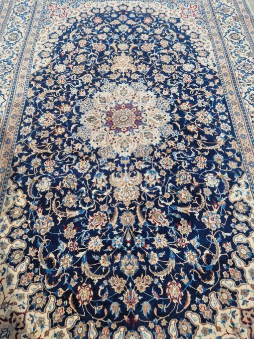 Perzisch Tapijt  Nain Blue White - Image 3