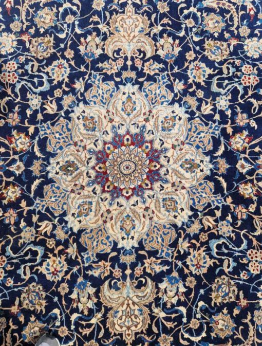 Perzisch Tapijt  Nain Blue White - Image 4