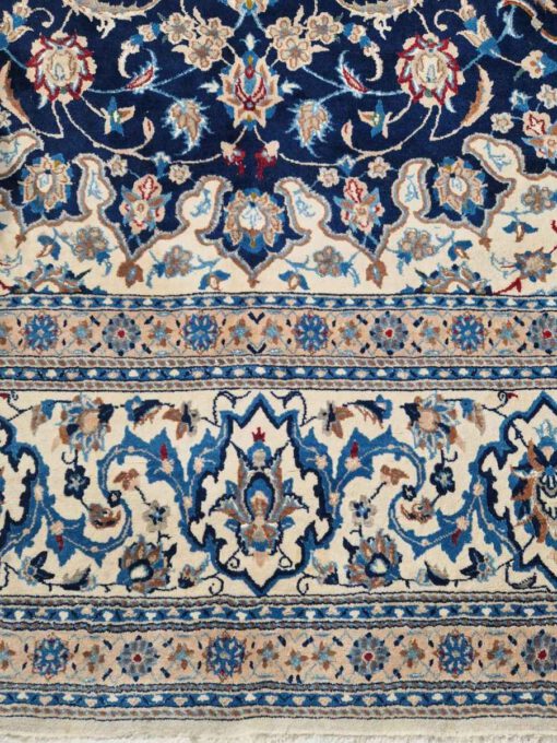 Perzisch Tapijt  Nain Blue White - Image 6